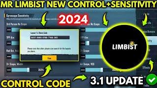 (2024) MR LIMBIST NEW 3.1 SENSITIVITY SETTINGS/ MR LIMBIST CONTROL CODE BGMI