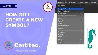 How do I create a new symbol in Animate?