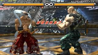 Tekken 5 - Heihachi Mishima - Story Mode - Ultra Hard - PCSX2 1.2.1