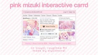 pink mizuki interactive carrd  cr siuyol (reupload #2)