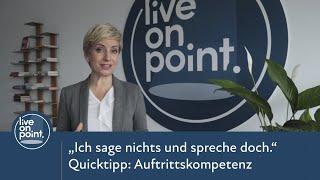 Ich sage nichts und spreche doch! Verbessere mit diesem Trick ganz einfach deine Auftrittskompetenz.