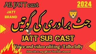 Top castes in Pakistan |All jATT caste 2023 | further types of jutt | written Talha lally |