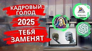 Кадровый голод 2025: тебя заменит ИИ или зумеры?