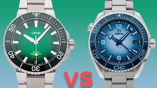 Omega Seamaster vs Oris Aquis Date Calibre 400 Comparison Review