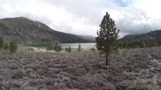 Aerial view of Oh Ridge Campground at June Lake, CA