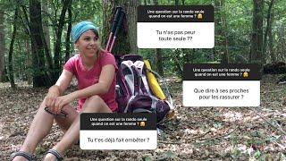 Randonner seule en tant que une femme : je réponds à vos questions