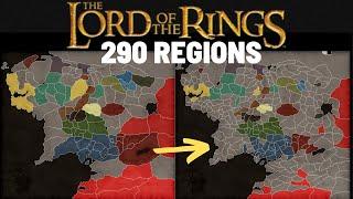 Lord of the Rings Total War Remastered - New Map with 290 settlements - Rome Remastered