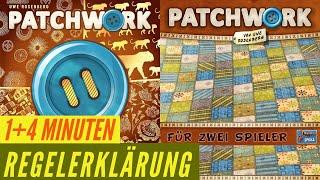 Patchwork Regeln Anleitung Erklärung - Spiel für Zwei - Duell Brettspiel