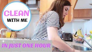  CLEAN WITH ME | POWER HOUR CLEANING SPRING 2019 | Home with Hanna