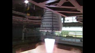 Future SLS Rocket Engine Test Fired at Full Power | RS-25 | Video