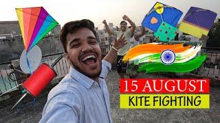 Extreme Kite Fighting 2023 Delhi | 15 August Kite Flying 2023 | Cutting Others Kite Easily