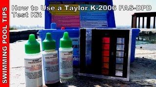 How to Use a Taylor Complete FAS-DPD Pool Water Test Kit K-2006