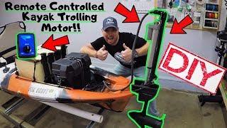 Kayak Trolling Motor with wireless remote control / DIY