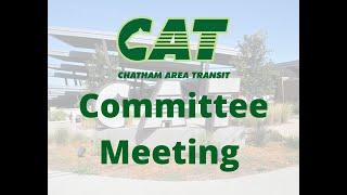 CAT Strategic and Operational Planning Committee Meeting