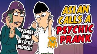 Asian Calls a Psychic Prank (ANIMATED) - Ownage Pranks