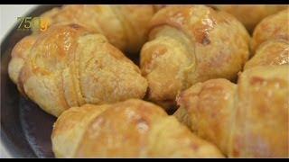 Recette de Croissants feuilletés  au saumon - 750g