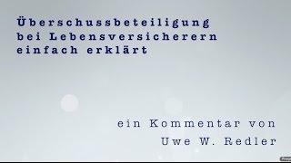 Überschussbeteiligung bei Lebensversicherern einfach erklärt