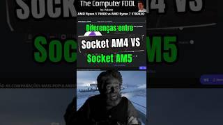 Diferenças entre Soquete AM4 E AM5 #amd #cpu #pc #intel #gaming #shorts #viralvideo