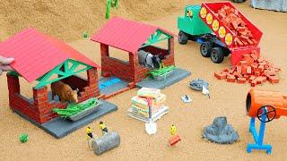 DIY Modern Cow Shed | Amazing Mini Brick Science Project