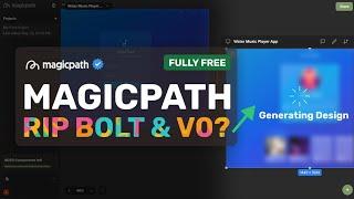 MagicPath: RIP Bolt & V0? This NEW & FULLY FREE AI Coder / Designer IS CRAZY!