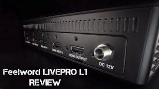 Feelworld LIVEPRO L1 Review. Video Mixer & 4x HDMI Switcher for Livestreaming via OBS and more..!