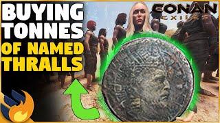 I Bought OVER 200 T4 Thralls, So You Don't Have To | Conan Exiles |