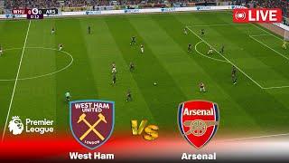 LIVE : West Ham United vs Arsenal | Premier League 24/25 | Full Match Now | PES Game Simulation