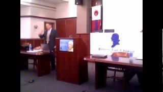 Illegal Immigration. Alan Hyde v. Hans von Spakovsky at Rutgers Federalist Society (Newark)-2