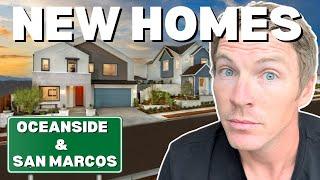 Inside 4 NEW CONSTRUCTION Homes in San Diego (you NEED to see these)