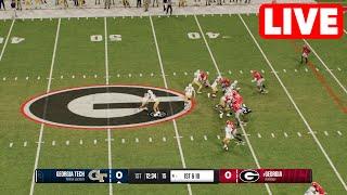 NCAAF LIVE Georgia Tech Yellow Jackets vs Georgia Bulldogs | Week 14 Game 2024 College Football 25