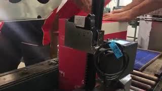 Marcaje de cajas de codigo de barras con la impresora MAXI