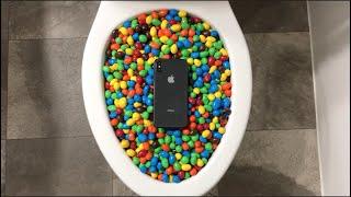 Will it Flush? - Coca Cola, Fanta, Mirinda Balloons and iPhone