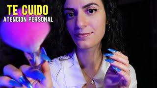 ASMR español TE CUIDO Y TE AYUDO A DORMIR  Atencion personal