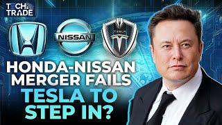 Honda-Nissan’s $60B Deal Fails, Japan Courts Tesla for Investment | Firstpost Tech & Trade | N18G