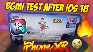 iPhone XR BGMI Test after iOS 18 Beta | Lag? | Game Mode!