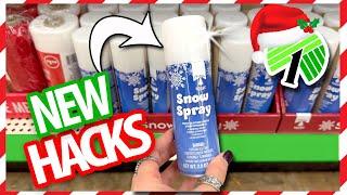 ️Grab $1 SPRAY SNOW from Dollar Tree! BRILLIANT Christmas DIYs & HACKS 2024