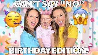 I CAN’T SAY “NO” TO HALLIE ON HER BIRTHDAY  *MUST SEE* @HallieOnStage114