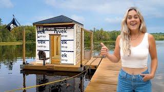 WE BUILT A FLOATING TINY HOME