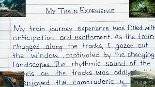 My Train Journey Experience / Travel story in train / Summer vacation and travel in train / Train