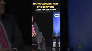 #watch | Rahul Gandhi Discusses Scrapping Caste Reservation in India During US Speech #shorts