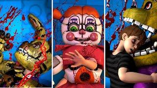 ALLE TODE IN DEN FNAF GAMES 