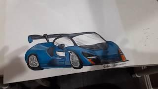 Drawing a Mclaren Senna For One Of My Subscribers