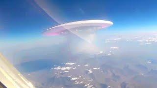 Passenger Filmed A Flying UFO , Then This Happened