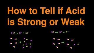 How to Determine if Acid is Strong or Weak Shortcut w/ Examples and Practice Problems