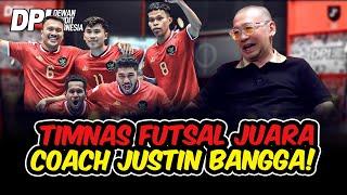 ⁠TIMNAS FUTSAL JUARA, COACH JUSTIN BANGGA!