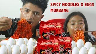 3x Spicy × Eggs Mukbang