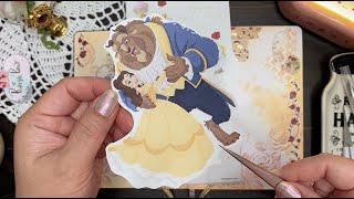 ASMR | Beauty and the Beast | Relaxing Scrapbooking | No Music | No Talking | No Mid-Roll