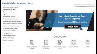 Digital Workplace Compliance Library for Subscribers