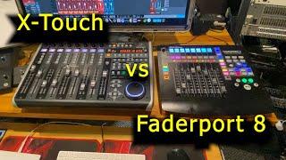 Presonus Faderport 8 vs Behringer X-Touch(Faders noise and size).