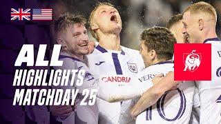 ALL HIGHLIGHTS MATCHDAY 25  Jupiler Pro League 23-24